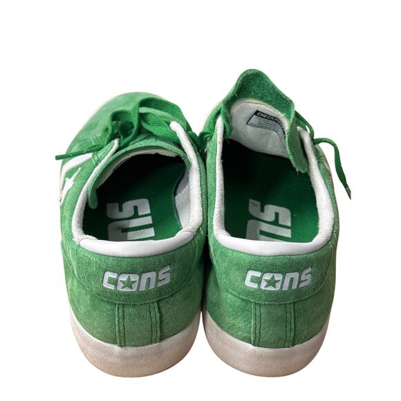Converse Checkpoint Pro Low Green Suede Skate Shoes Men’s 10.5 main image 4